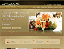 Tablet Screenshot of a-tasteful-affair.com